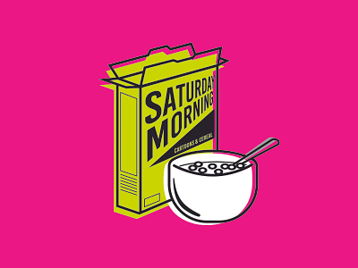Saturday Mornings 1980s 1990s 80s 90s bowl breakfast cartoons cereal good morning retro saturday morning vintage
