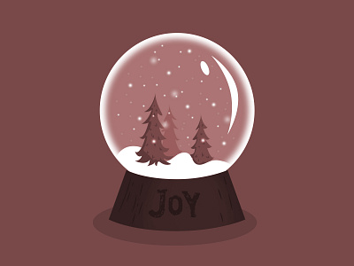Joy To The World christmas christmas tree evergreen glass holiday holidays joy shine snow snow globe snowglobe tis the season vintage winter xmas