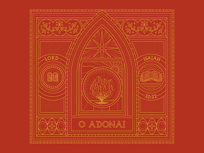 "O Antiphons": Lord adobe illustrator advent antiphons bible christmas line lineart liturgy old testament
