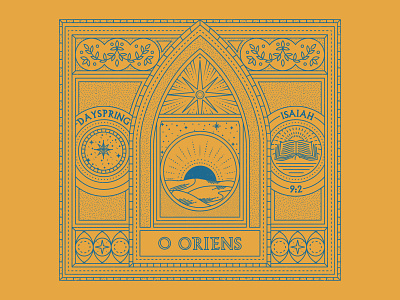 "O Antiphons": Dayspring adobe illustrator advent antiphons bible christmas line lineart liturgy old testament