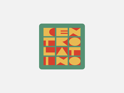 unused centro latino logo abstract brand identity branding geometric hispanic illustrator latinx logo minimal shapes simplified