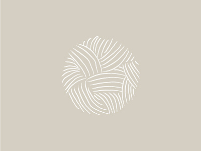 woven brand hand drawn logo natural sketch
