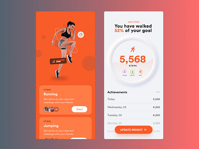 Fitness App UI