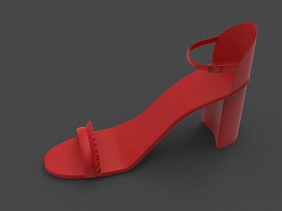 High Heels 3d 3d art 3d model 3d modeling design keyshot maya modeling product product design sandal