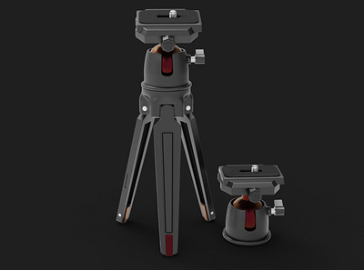 Small Tripod 3d 3d art 3d model 3d modeling camera camera equipment camera item camera tripod design keyshot maya product product design tripod