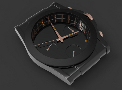 Watch 3d 3d art 3d model 3d modeling 3d watch design keyshot maya product product design product model watch watch design