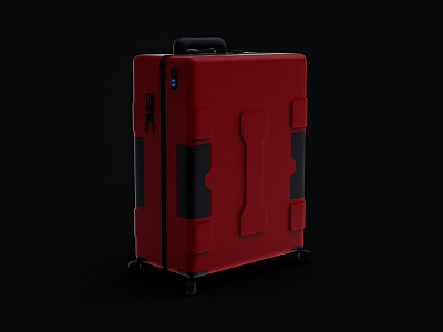 Luggage 3d 3d art 3d design 3d model 3d modeling 3d render bag bag design design keyshot luggage maya product product design productvisualization travel trolly visualization