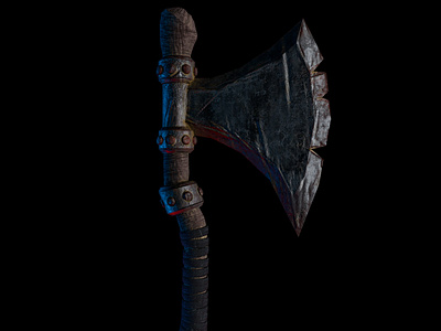 Axe (practice work) Game Asset 3d 3d art 3d model 3d modeling design keyshot maya visualization