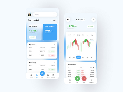 Crypto App appdesign crypto cryptoapp design trading tradingapp ui uidesign uiux uiuxdesign uxdesign