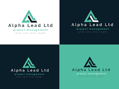 ALpha lead Ltd branding design graphic design icon design illustration logo logo design