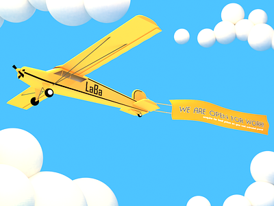 Yellow Plane 3d 3d animation 3d art 3d model 3d render aeroplane airplane animation animation work cgi graphic design illustration model modelling motion graphics plane project render yellow yellow plane
