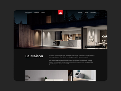 La Maison design minimal web