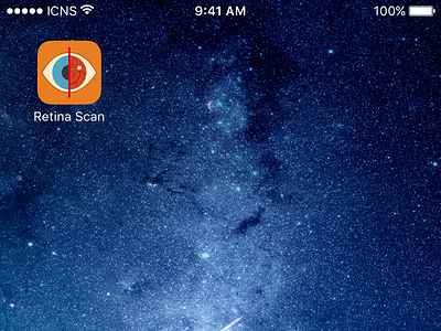 Retina Scan app icon scan