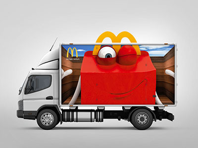 McDonald's Truck design art direction creative design graphic design
