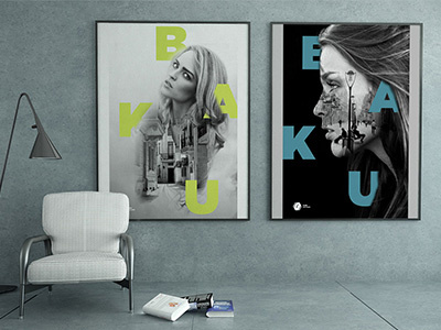 Baku art direction graphic design