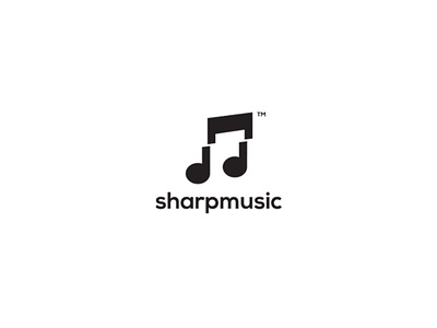 Sharp music design graphicdesign logo logodesign logos music musician sharp store wave