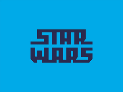 Starwars logo movie space starwars