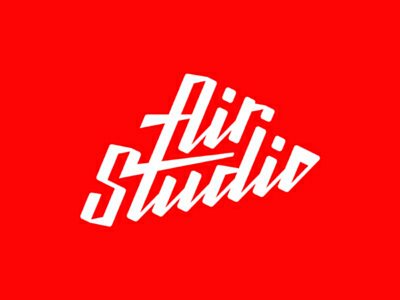 Air Studio airstudio lettering redesign