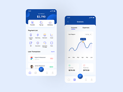 E-Wallet App Design app banking design e wallet finance mobile money ui ux wallet