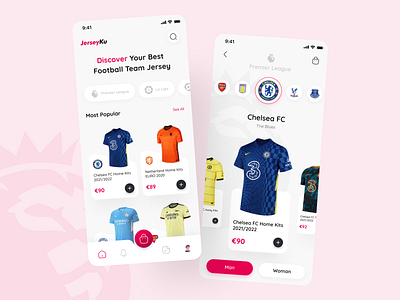 JerseyKu - Football Jersey Store App