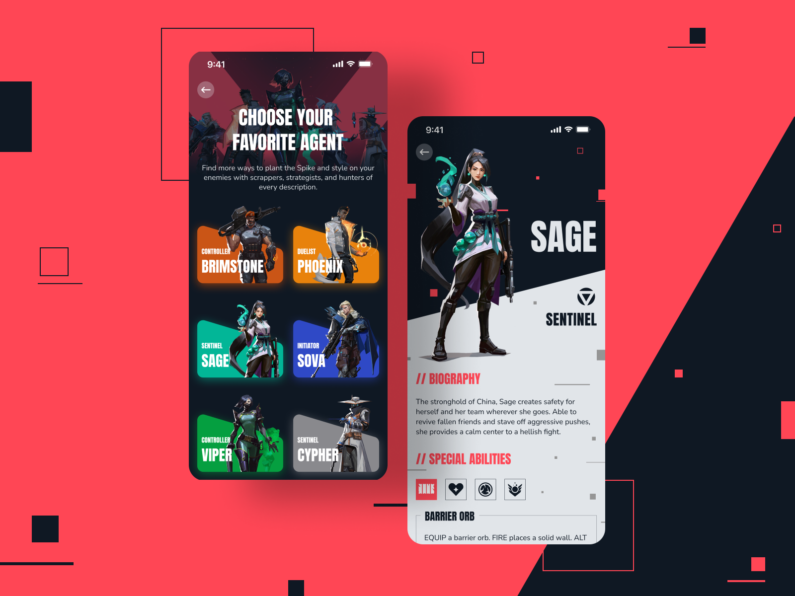 Valorant App UI Design Concept by Akhmad Maariz on Dribbble