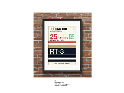 Retro Music Festival Poster adobe art design graphic design illustrator photoshop poster