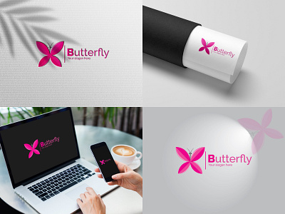 Butterfly Logo Design. brandidentity branding brandingdesign butterfly logo designlogo graphic design graphic designer illustration logo logos logotipo modern logo typography