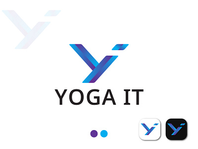 YI Letter Logo. brandidentity