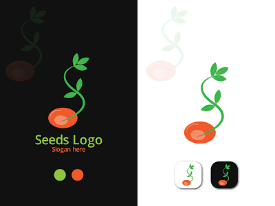 Seed Logo Design. seeds logo
