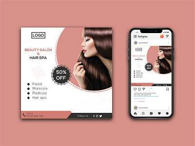 Instagram Post Design. Social Media Post Design. bannerdesign banners beauty banner beauty salun banner designer graphics illustration instagram banner instagram post design socialmediabannerdesign socialmediaposts