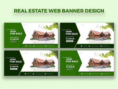 REAL ESTATE WEB BANNER DESIGN. advertising