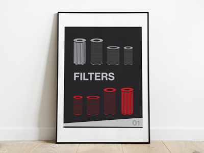 Poster Design affiche air filtration concept design filters graphic design icon illustration illustrator industrial minimalist poster vector