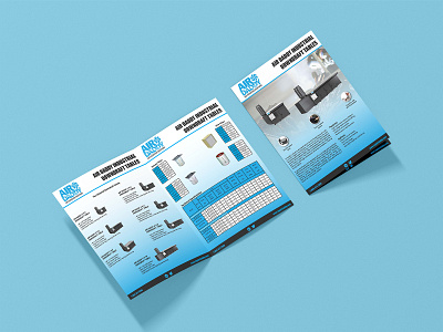 Industrial Downdraft Tables Brochure air filtration brochure design graphic design industrial print