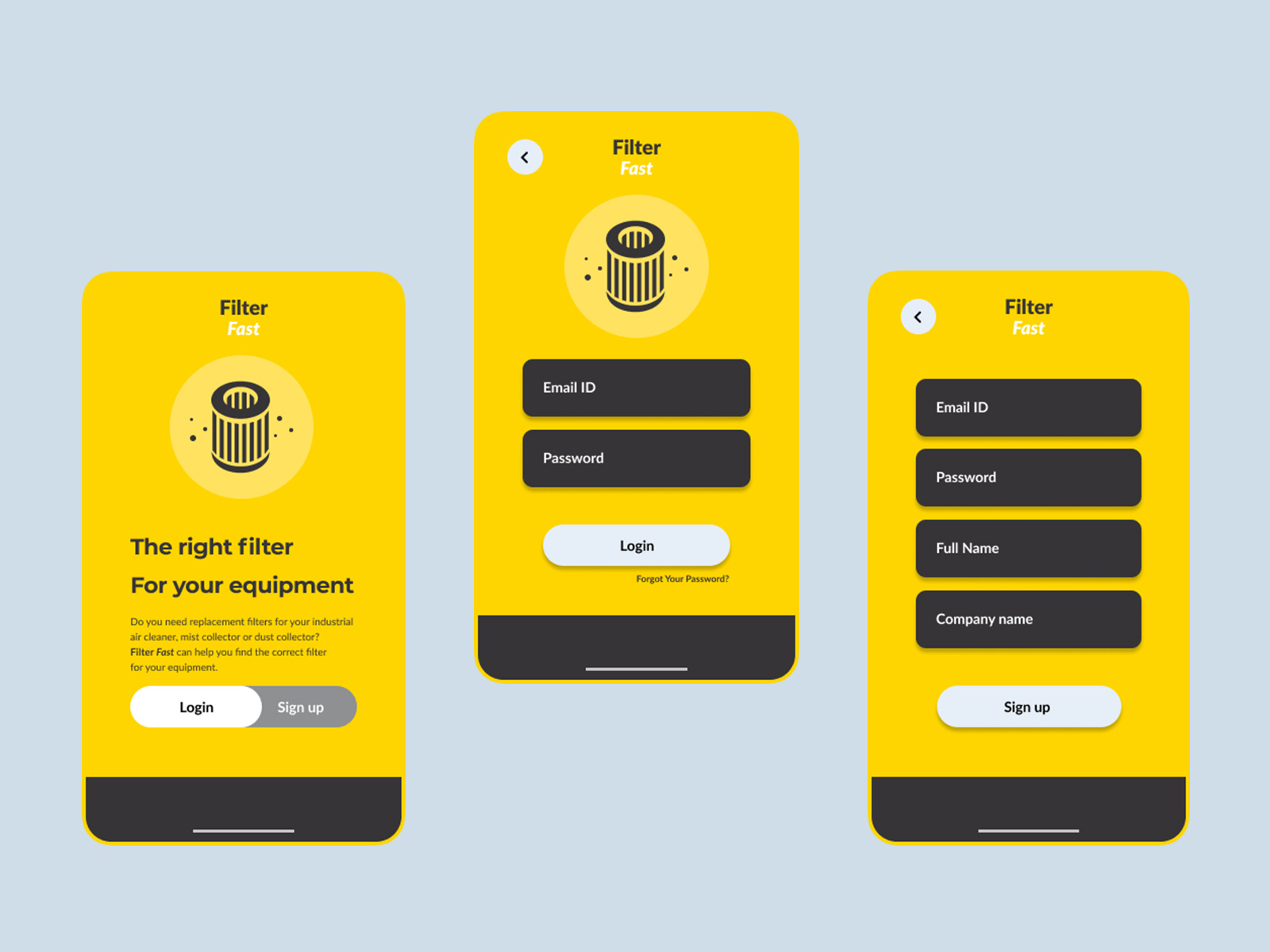 Filter Fast Mobile Design by Marko Delgado on Dribbble