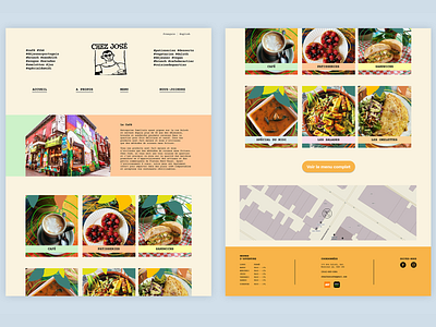 Café-Resto Landing Page