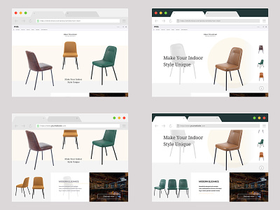 Furniture web banner banner design figma furniture web design