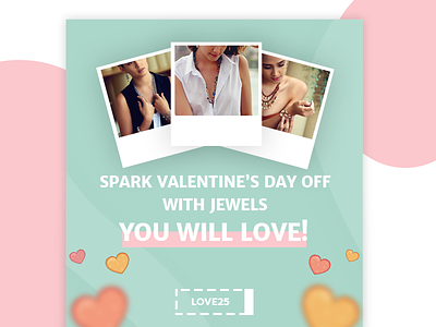 Email Design For Valentine's Sale email jewelry sale valentines day