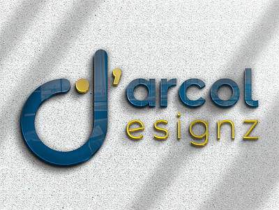 D'arcol Designz Logo branding logo wordmark