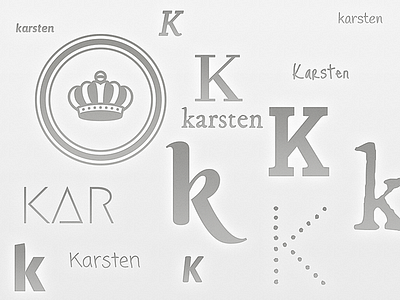 karstenrowe.com logo design logo design texture typography