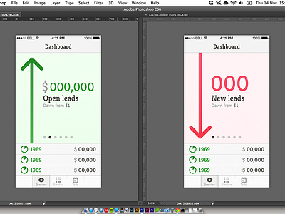 Nutshell iOS 7 design dashboard data design ios mobile design texture ui design