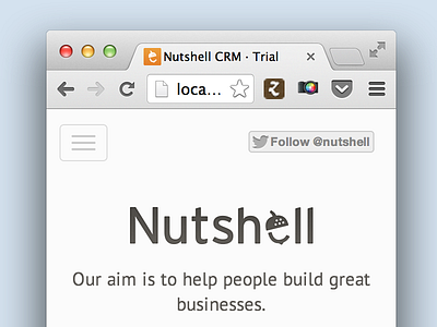 Nutshell web design branding css html logo design responsive design web design