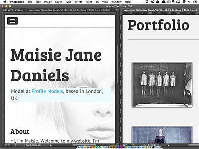 Maisie Jane Daniels web design