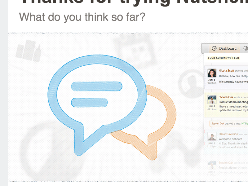 Nutshell email design by Karsten Rowe on Dribbble