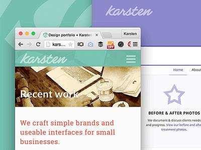 Karsten Rowe web design harrogate home page responsive web design