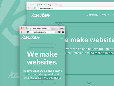 Karsten Rowe web design