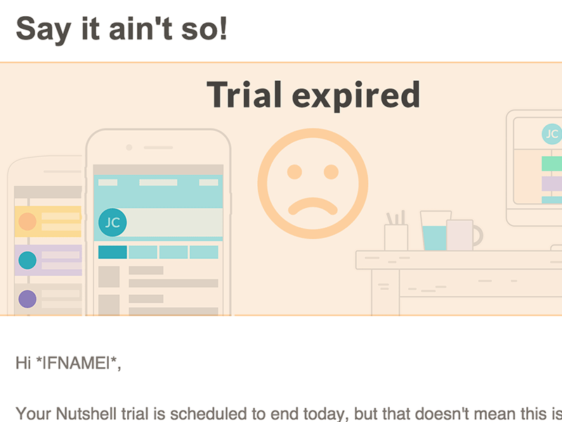 Nutshell email design by Karsten Rowe on Dribbble