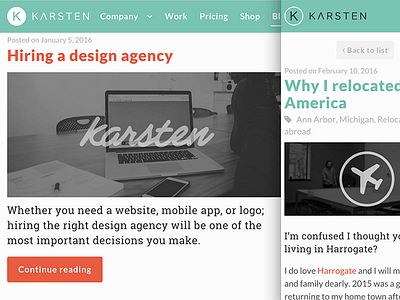 Karsten Rowe Web Design design blog responsive web design