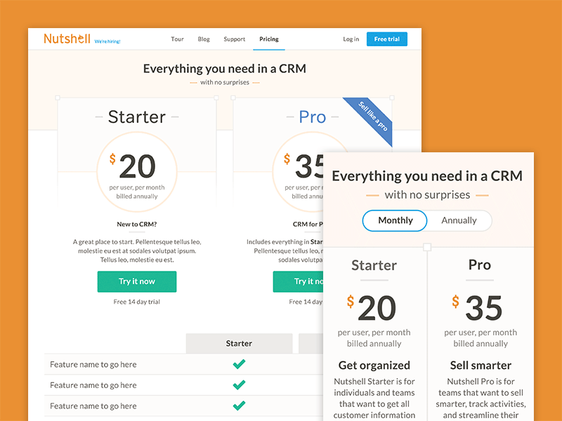 Nutshell  Design by Karsten Rowe on Dribbble