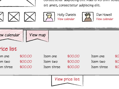 karsten.me web design wireframe