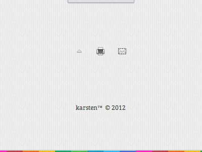 karsten.me web design icon design illustration texture ui design web design